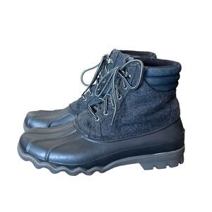 SPERRY Top Sider Men’s Avenue Wool Duck Boots Size 9